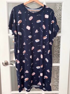 JOYSPUN Dogs/ Cats Sleep Shirt Nightgown Sz L-XL